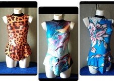 Body Pattinaggio Artistico stampa digitale Fantasie Varie