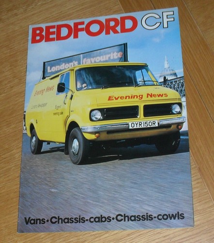 Brochure bedford 1977 1978 - cf, 1977-1978
