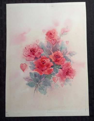 Happy birthday pink watercolor - birthday,