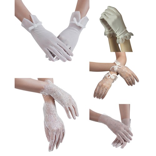 Paio guanti sposa donna - 1,