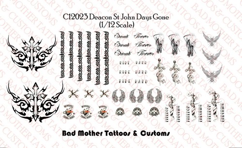 Tatuaggi diacono john scala - diacono, st