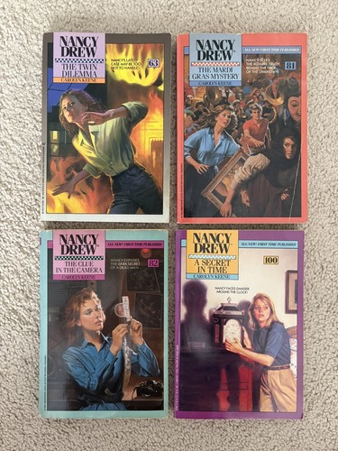 Nancy drew paperback lot 4 - drew,
