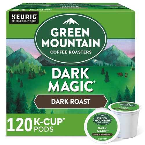Green mountain coffee - green, dark
