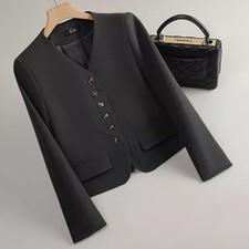 Blazer Nero Donna Elegante