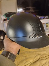 Cap equitazione Fouganza nero