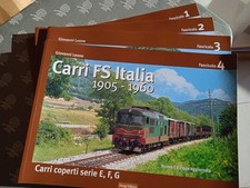 N. 4 Fascicoli Carri Merci FS Duegi Editrice perfetti. Spedizione GRATIS