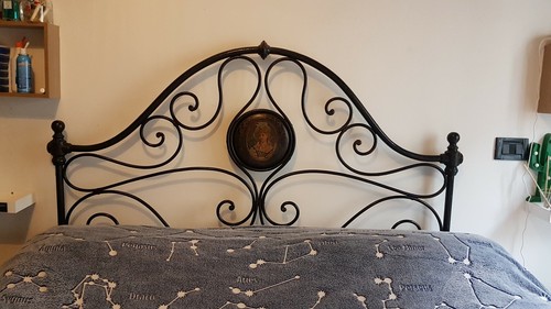 Antico letto alla francese - antico,