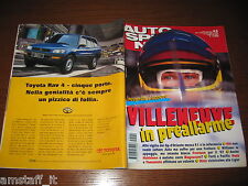AUTOSPRINT 1995/42=JACQUES VILLENEUVE=LUCA RANGONI=BMW SERIE 5=RALLY SANREMO=