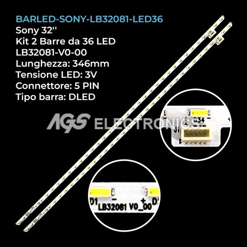 Kit barre strip led tv - strip,