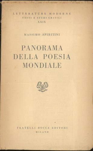 Panorama della poesia - , mondiale