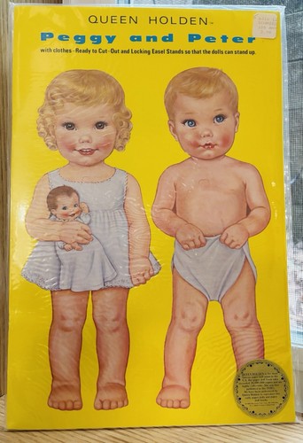 Bambola carta vintage 1988 - bambola,