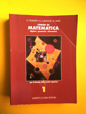 Corso di matematica 1. Algebra geometria informatica-Pionetti Cantoni Mari 1994