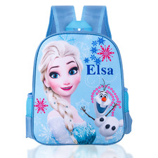 Zaino Frozen, Zainetto Asilo Bambina Scuola Materna Ed Elementare, 31X26X10Cm,