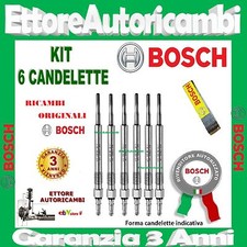 6 CANDELETTE BOSCH MERCEDES S