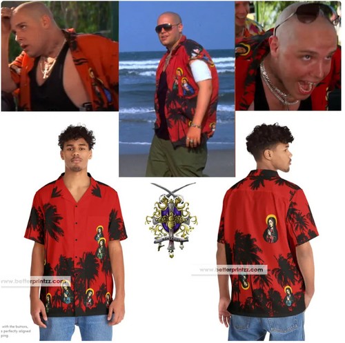 Camicia hawaii rossa the - camicia,