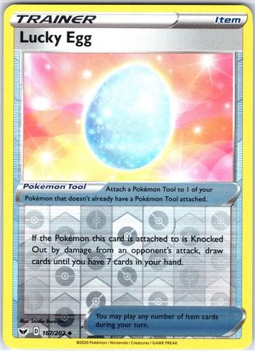 Lucky egg 167 202 non - lucky,