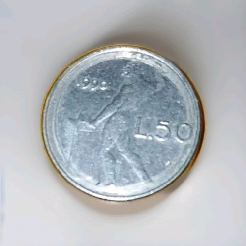 Moneta lire micro - 50,