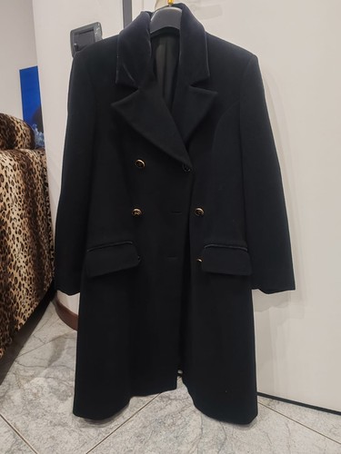 Cappotto lana nero taglia - nero,