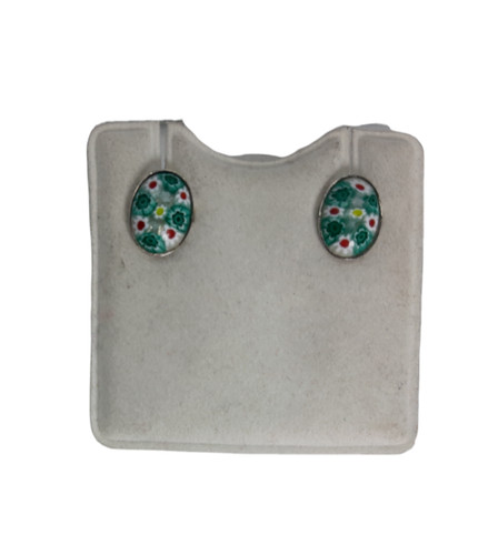 Orecchini ovale murrine - orecchini,