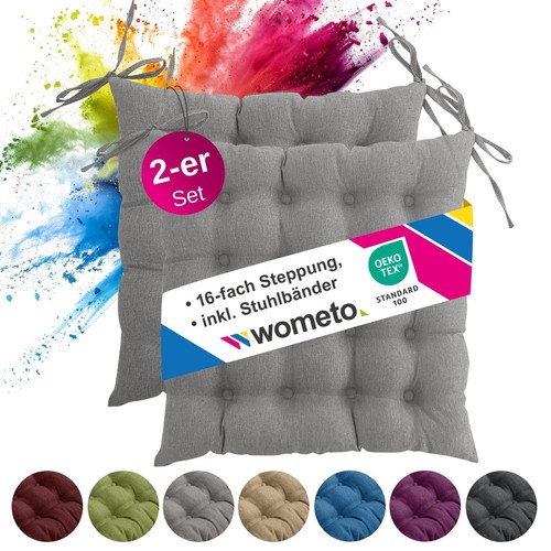 Set cuscini per sedia - set,