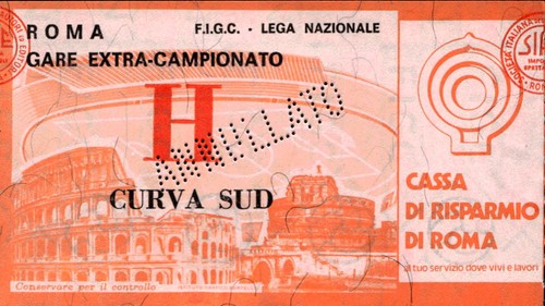 Biglietto stadio roma gara - biglietto,