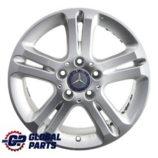 Mercedes W211 Argento Cerchio in lega 16" 5 doppie razze ET:42 7,5J A2114017102