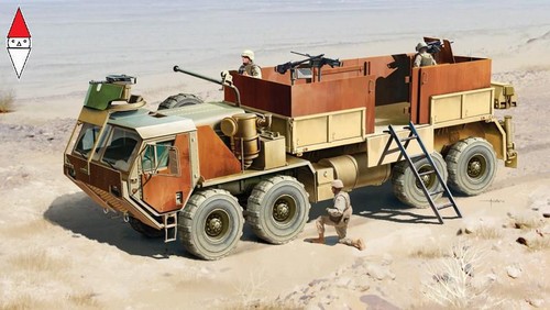 Italeri hemtt gun truck - 1/35,