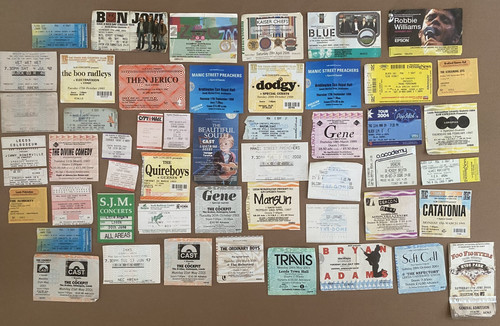 Vintage concert ticket stub - ticket,