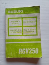 Suzuki RGV 250 1992-93 manuale