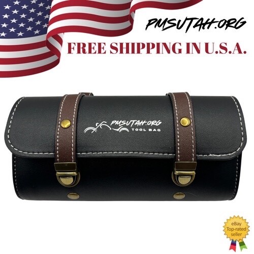 Leather bag pouch motorcycle - leather,