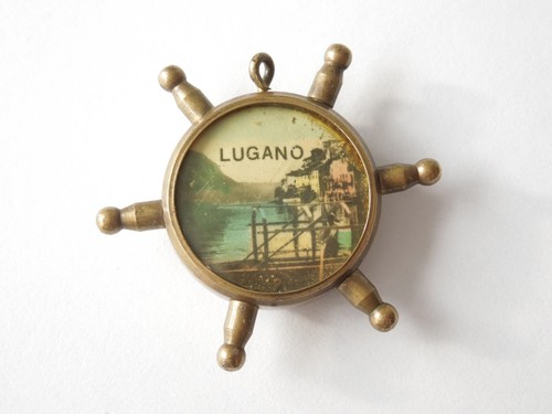 Ciondolo ottone timone lugano - ottone,
