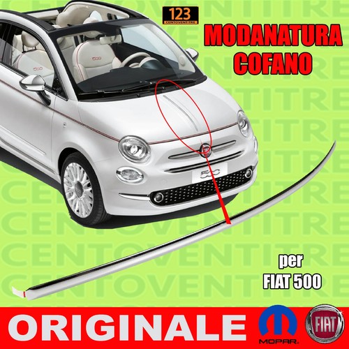Modanatura cromata cofano - modanatura,