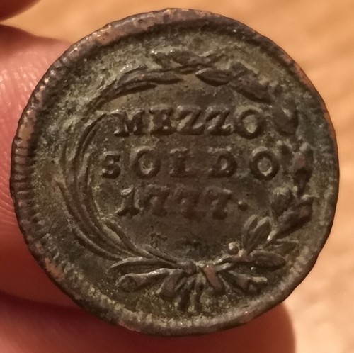 Moneta mezzo soldo - moneta, 1777,