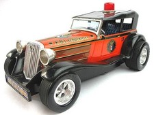 Auto di latta vintage anni 70 FBI Hot Rod L10" Taiyo made in Japan