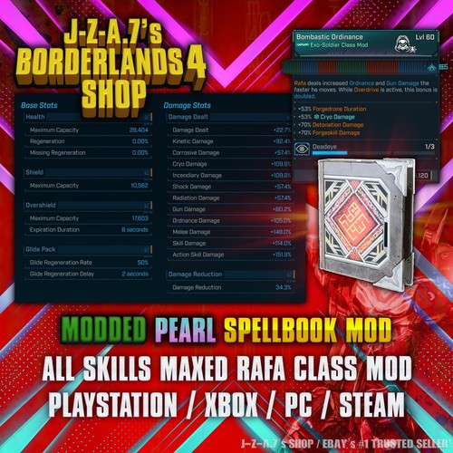 Borderlands modded class - 4✨,