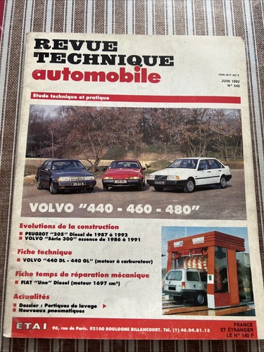 Revue technique volvo 440 - technique,