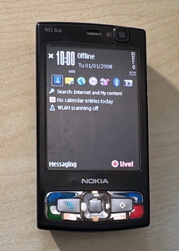 Nokia n95 320 8gb - rm-320, nero