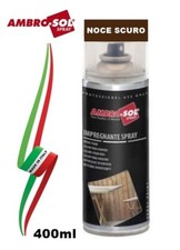 RESINA IMPREGNANTE SPRAY PROTETTIVO PER LEGNO NOCE SCURO 400ml "AMBRO-SOL" ITALY