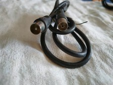 Cavo Antenna TV Maschio Femmina 200 cm Schermato Coassiale Adattatore M/f Nero