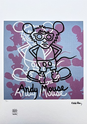 Keith haring andy - andy, mouse