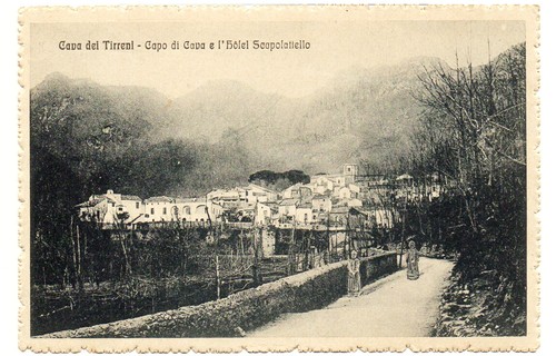 Antica cartolina cava dei - antica,