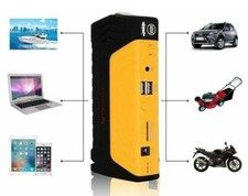 AVVIATORE AUTO FURGONE BATTERIA EMERGENZA JUMP STARTER BOOSTER CARICABATTERIA