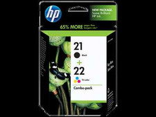 Nuova cartuccia inchiostro originale HP 21 nero e HP 22 colori per stampante Deskjet F2280