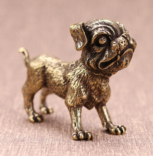 Brass figurine statue - figurine, house