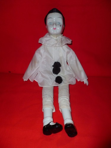 Bambola porcellana pierrot - porcellana,