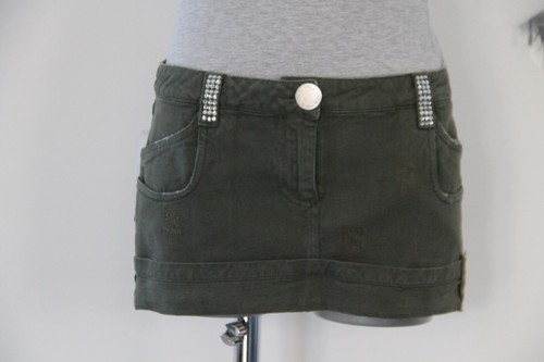 Carina mini gonna jeans kaki - jeans,