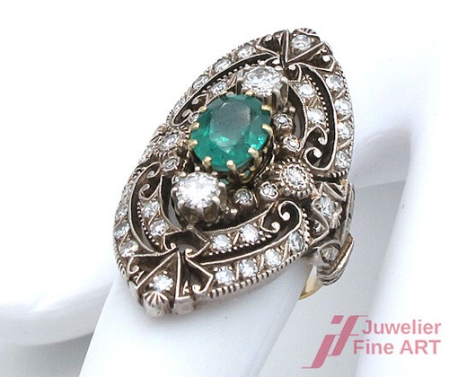 Antico anello 18k wg - anello, gg