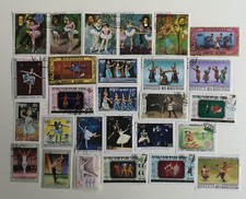 Collezione francobolli danza