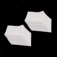 Confezione da 20 fazzoletti da uomo in cotone 100% classico set regalo di