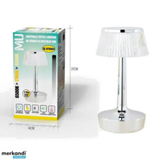Controllo tattile touch, Lampada da tavolo, Stile in cristallo, senza Fili